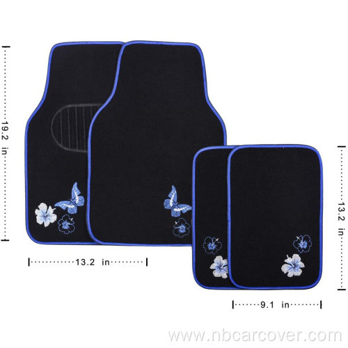 Car Pass-Universal Fit Embroidery Butterfly and Flower Car
